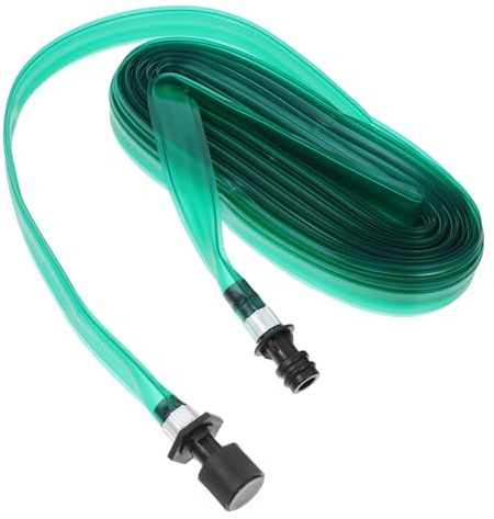 BESPORTBLE Tuyau Arrosage Percé PVC avec Joints Étanches Tuyau Plat Flexible pour Irrigation Jardin et Potager Distribution Eau Uniforme pour Plantes et Fermes