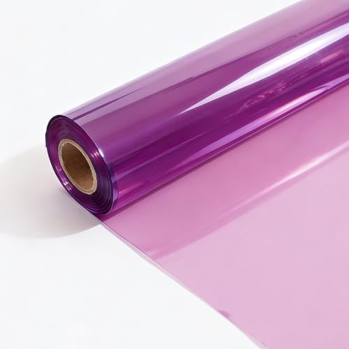 Geschenkfolie Transparent - 40cm x 30m Cellophanfolie, 2.3 Mil Dick Durchsichtiges Geschenkpapier, Wasserdicht Klarsichtfolie Geschenkfolie Für Blumen, Geschenke, Hochzeiten