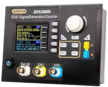 JDS2800 15M 40M 60M Función DDS Generador de señal Medidor de frecuencia de doble canal Generador de forma de onda arbitraria 266MSa/s tasa de muestreo y 14bits (JDS2800 40M)