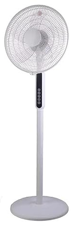 Generico Ventilatore a Piantana ZEN VP40/126NBT, 50W, Diametro 40cm, 5 Pale, 3 Velocità, Oscillante, con Telecomando, Altezza Regolabile, Base Tonda Stabile, Ideale per Casa e Ufficio