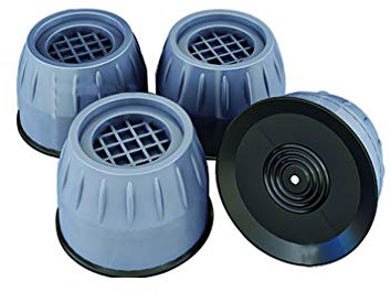 Vibrationsdämpfer für Waschmaschine & Trockner 4-teiliges Set Universal Kühlschrank Schwingungsdämpfer Anti-Scratch-Lärmreduzierung Antivibrationsmatte D: 100mm Stützbeine