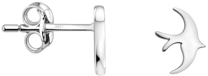 SOFIA MILANI - Damörhängen i 925 Silver - Stiftörhänge med Fågel - E1390
