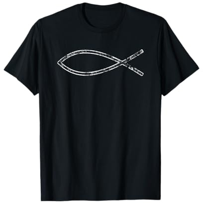 Symbole de la foi chrétienne de Jésus Ichthys Ichthus T-Shirt