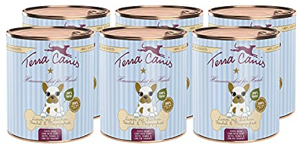 Terra Canis Agneau avec courgette, Nourriture Humide pour Chiots, 6x800g