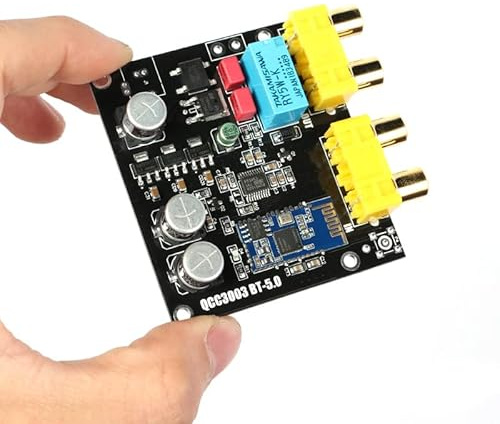 KERREY PCM5102A QCC3003 Bluetooth 5,0 Audio inalámbrico Receptor de música Amplificador decodificador RCA Entrada/Salida DAC Board