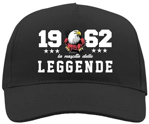 TeeDesign Casquette Années Cadeau Anniversaire Naissance des Légendes Gadget Année Jolie Idée Cadeau Anniversaire pour Lui ou pour elle, 63 ans, Taille Unique