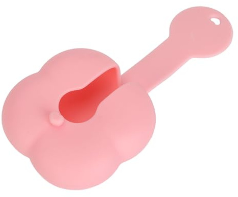 Silikon-Wattepad-Tasche, Waschbar Aufbewahrungsbox aus Silikon, Zum Organisieren und Aufbewahren von Wattepads Zahnseide, Haarnadeln, Schmuck,Datenkabelspeicherfall für Reisen Camping,Pink
