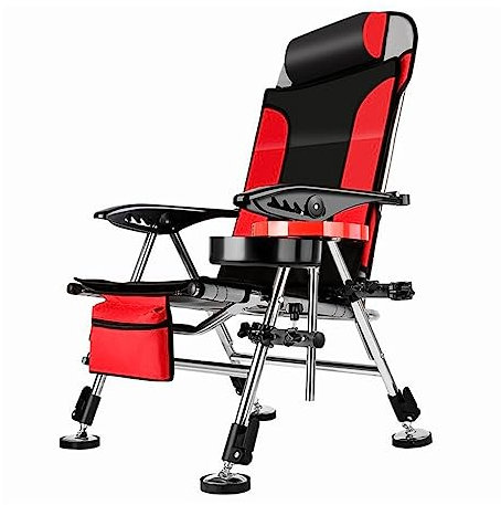 Camping-Schaukelstuhl, klappbare Rasenstühle mit Getränkehalter, dicker klappbarer Angelstuhl, zusammenklappbarer All-Terrain-Liegestuhl, multifunktionale, ultraleichte, tragbare Tisch-Campingstühle