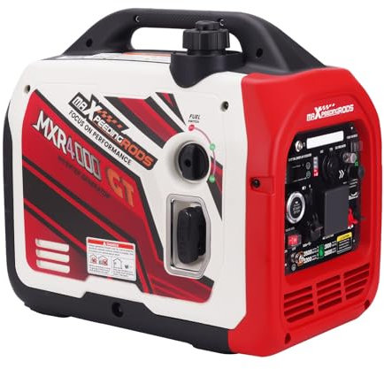 maXpeedingrods 3500W Portable Dual Fuel Inverter Generator Petrol Silent, with Bluetooth® App Remote Control, Compact and Lightweight for Outdoor Camping, RV Travel, Home Backup