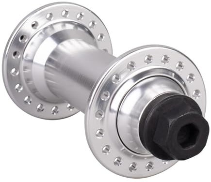DONGLING Fahrrad Schnellspanner Hub 36 Löcher Lager Ersatzteile for Fahrrad BMX Naben Planeten Buchse Vorne Weibliche Mutter Achse Schnellspanner Fahrrad(Silver)