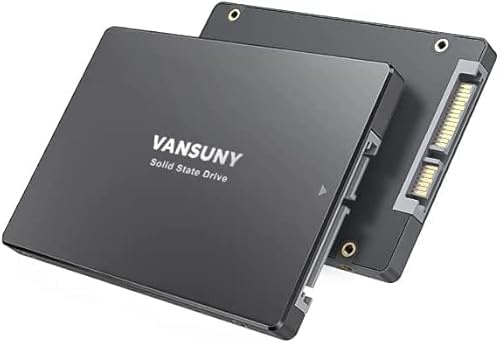 Vansuny X12 256GB SATA SSD, 2.5 Inches Internal Solid State Drives up to 550MB/s, SATA III 6Gb/s 3D NAND TLC Internal SSD