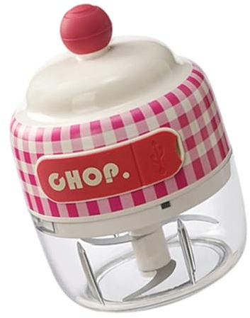 BELOWSYALER Schiacciapatate elettrico portatile per verdure da 150 ml, tritatutto elettrico per cipolle