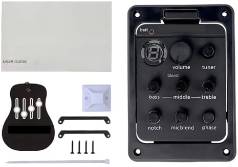 ECVGHD 301 Akustikgitarre Preamp Pickup Gitarre Soundhole EQ Zubehör Enduring