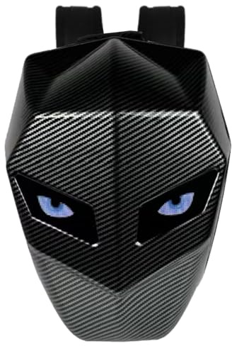 Cryfokt LED-programmierbarer Motorrad-Rucksack, wasserdichte Hartschalen-Helm-Laptop-Tasche für Fahrer, ABS-PC, Größe 38 X 22 X 47 cm