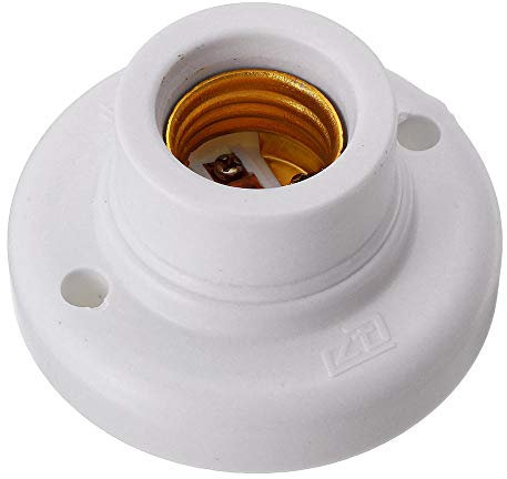 DIMENXONG Bricolage/Quincaillerie AC250V 4A Vis Base de Poche Douille en Spirale E27 Porte-Ligth Adaptateur Ampoule