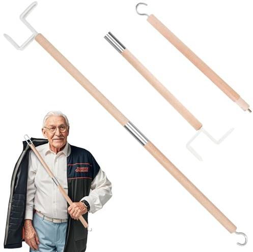 27 Dressing Stick, Sock Remover Tool, Independent Living Aid, Dressing Aids for Shoes, Socks, Shirts, and Pants