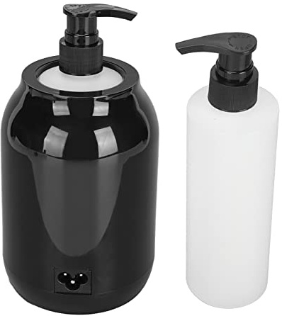 Gugxiom Massageölwärmer, LED-Anzeige, Einzelflasche Pro-Massageheizung für Massageöl, Temperaturgesteuerter Massage Ölwärmergerät für Massage mit 2 Ölflaschen, für Lotion Creme Spa (EU-Stecker)