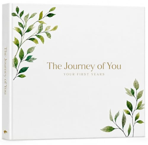 Babybücher für Babyparty – Geschenk Uni Botanischer Garten Andenken Memory Journal zum Protokollieren der Schwangerschaft und Neugeborenen Meilensteine – Fotoalbum Sammelalben für Mädchen oder