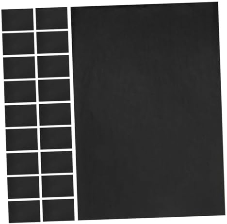 jojofuny 100 Ark Svart Omslagspapper: Svart Silkespapper I Bulk 35x50 Cm För Elegant Presentförpackning, Blompyssel, Gör-det-själv-projekt Och Temafesttillbehör