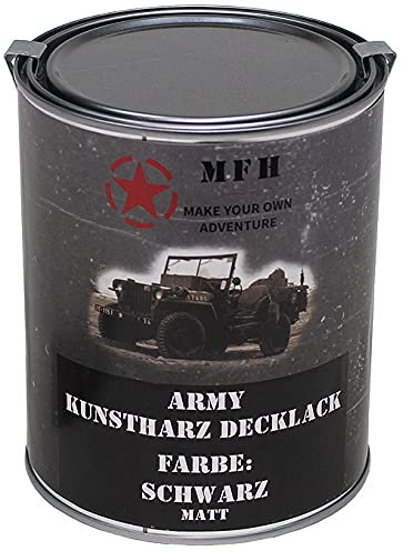 Army vernice opaca barattolo da 1 l (nero)