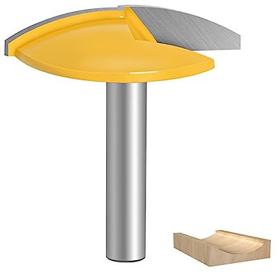 Horizontal-Kronenfräser 8mm,Horizontal-Kronenfräser, Radiusfräser Oberfräse Fräser Set, Tischfräse für Holz Hohlkehlfräser für Holzbearbeitung, Heimwerken