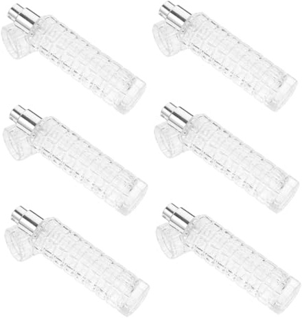 JECOMPRIS Lot De 6 Vaporisateurs en Verre pour Boissons Amères : Atomiseurs Rechargeables De 30 ML pour Cocktails – Flacon Brumisateur pour Fontaine À Absinthe avec Couvercle – Idéal pour