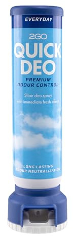 2GO Quick Deo Schuhspray – 100 ml geruchsneutralisierendes Schuhdeo – für alle Materialien & Schuharten – langanhaltende Frische – einfache Anwendung – mit natürlichen Extrakten