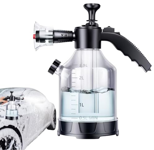 Pulverizador Espumoso para Lavado De Coches - Pulverizador Manual para Jardín - Herramienta para Riego De Flores Botella De Rociado con Espuma para Limpieza Doméstica