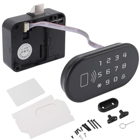 Serratura con Password per Armadietto Scarpiera di Sicurezza in Lega di Zinco Antifurto Serratura per Cassetto con Perno di Reset per Armadi in Legno Cassetti Armadi Armadi