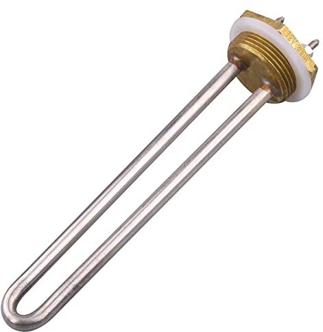 DERNORD 12V 300 Watt 1.25 42MM DN32 Warmwasserbereiter Element Kupfer Flansch Heizelement Ersatzteil