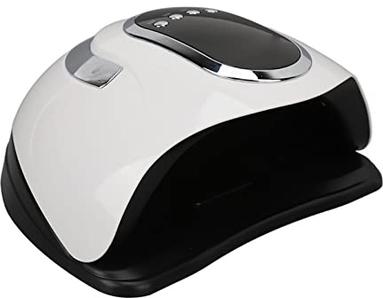 UV LED Bärbar Nagellamp 280W Snabbtorkande Gel Polering, Nageluttorkare med 66 Ljuschips, Avtagbar Bottenplatta