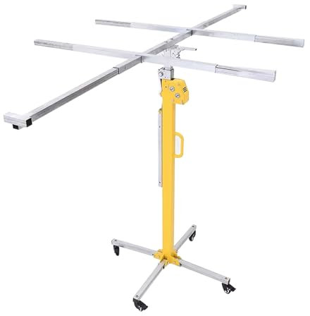 DPFCYBS 3-in-1-Multifunktions-Gipsplattenlift 3m-5m Hubhöhe Tragbares Kleines Deckenwerkzeug Platten-Heber(Size:Height: 5m)