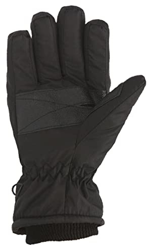 Windproof Girls Boys Snowboarding Ski Gloves Size Kids M/L Skating Outdoor Warm Winter Snow Kids Gloves Mittens Children Mitten Toddler Cute Winter Gloves for Girls Cool Designs (Black, M)