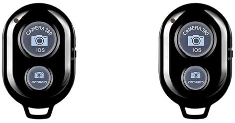 KEALLANS 2X TeléFono MóVil Bluetooth Control Remoto InaláMbrico Monopod Selfie Obturador Disparador AutomáTico Disparador Remoto para iOS Android