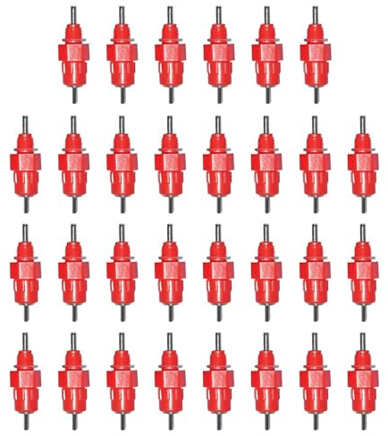 Hühner-Bewässerungsnippel – 30 x Hühnertränker-Tassen | Geflügel-Wasserspender, automatischer Edelstahl-Hühnertränker-Nippel, Küken-Futterspender für Winter, Geflügel, Ente, Hasenstall