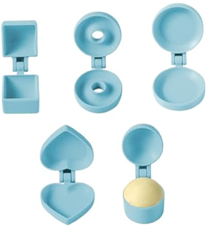 Stampi per cakepop Set di presse per forme 5 pezzi Stampo per cake pops con forme multiple per biscotti, matrimoni, feste di compleanno