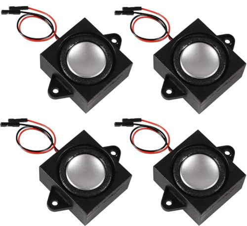 Hipzeepo 4 Altoparlanti Multimediali da Camera da 3 Watt e 8 Ohm, Altoparlanti Split per La Trasmissione Vocale, Adatti A Una varietà di Piccoli Progetti Elettronici