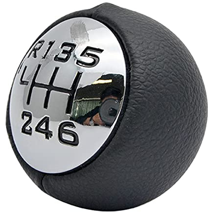 HugeAuto – Pommeau de levier de vitesse à 6 vitesses pour Peugeot 307 308 3008 407 5008 807