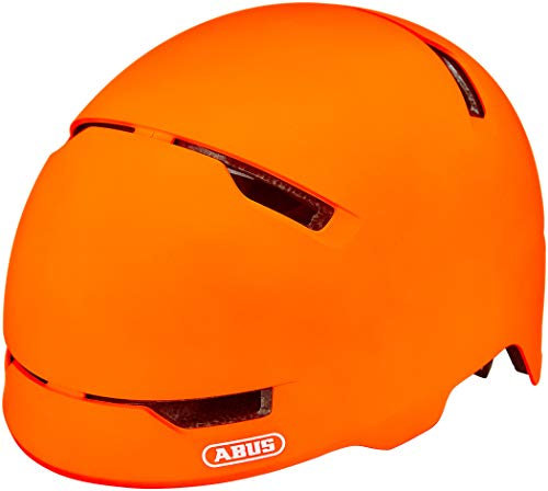 ABUS Stadthelm Scraper 3.0 - Robuster Hartschalen-Fahrradhelm für den Stadtverkehr - für Damen und Herren - Orange, Größe M