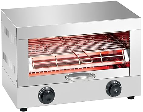 MBH - Tostadora industrial eléctrica 1 piso INOX para HOSTELERÍA. Horno tostador de pan profesional para bar y restaurante.