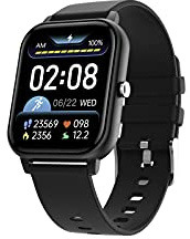 Trevi T-FIT 270 CALL Orologio Smart con Funzione Chiamata, Bluetooth, Grande Display e Cassa in Metallo, Controllo Salute e Stato di Benessere, Monitoraggio del Sonno, Resistente all'Acqua IP67, Nero