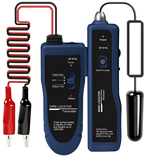 Localizzatore di cavi sotterranei - NF-816 Strumento di rilevamento cavi sotterranei Rilevatore di linee di cablaggio nascoste