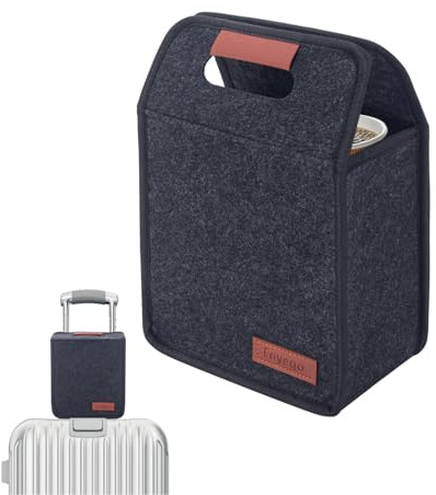 Foyego Portable Drink Holder - Foldable Travel Carrier with Reusable Insulated Cofee Cup, 2 Cup Holder, Free Your Hands