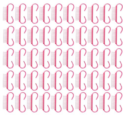 ZAXER Nagelbürsten, 100 Stück. Handwaschbürste, Staubentfernungsbürste mit Griff, Schönheitspflege zur Reinigung von Händen und Nägeln, effektive und präzise Hygiene bei Styling und Maniküre