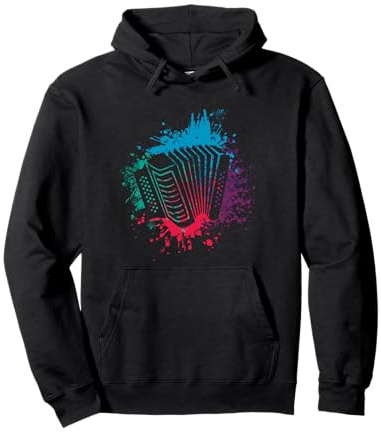 Akkordeon Steirische Harmonika Akkordeonspieler Band Polka Pullover Hoodie