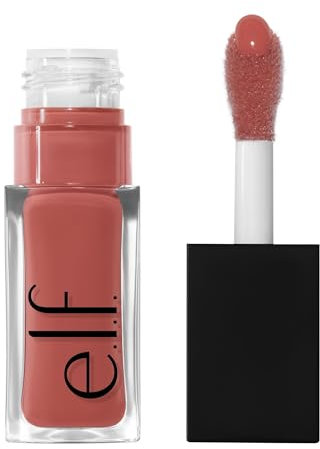 e.l.f. Glow Reviver Lip Oil, Nährendes, Getöntes Lippenöl Für Ein Hochglänzendes Finish, Angereichert Mit Jojobaöl, Vegan & Tierversuchsfrei, It's Giving Guava