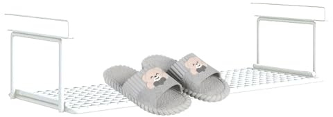 Rangement sous l'étagère - Panier sous l'étagère | Étagère à chaussures rétractable | Étagère réglable sous l'armoire | Étagères de rangement supplémentaires à suspendre sous le