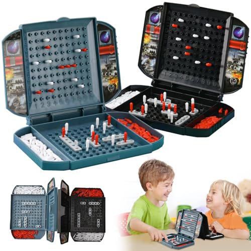 Seeschlacht Spiel, Schiffe Verzinkung Brettspiel, Schlachtschiff, Brettspiel, Seefahrt, Familienspiel, Strategie Brettspiel, Seefahrt, Spielzeug für Kinder ab 4 Jahren