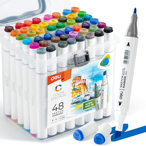 deli Pennarello per schizzi, 48 colori
