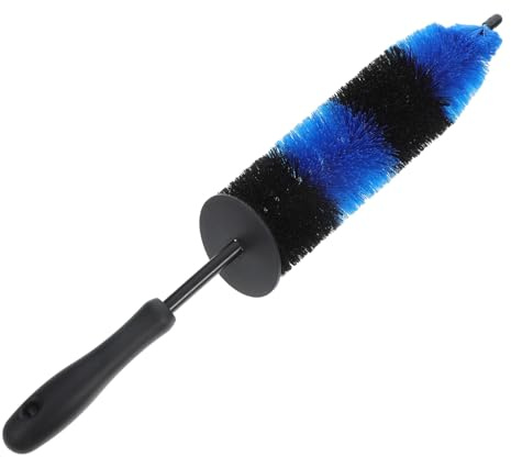MAGICLULU Cepillo para Ruedas y Neumáticos, Cepillo Detallado De Limpieza, Tamaño, Cerdas Densas, Color Azul, Limpieza De Coches para Uso Automotriz